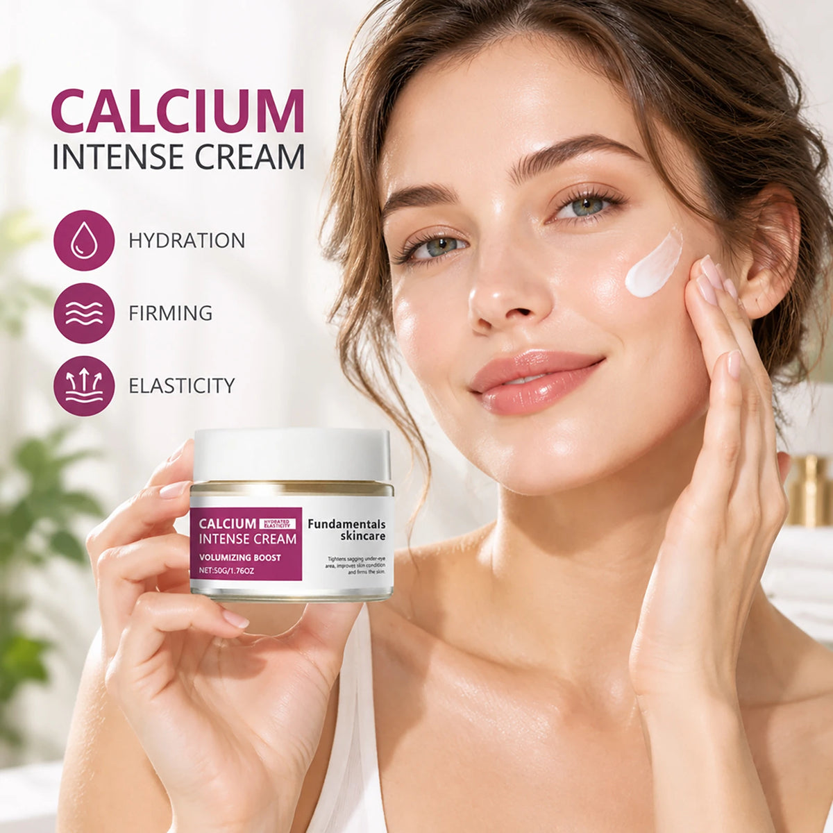 Korean Calcium Skincare Set Multi Balm Stick Cream Serum Eye Patches Moisturizing Anti Aging Reduce Fine Lines Pore Daily Care