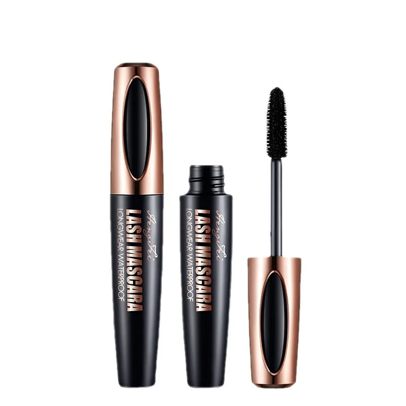 Extension 4D Pure Silk Fiber Lash Mascara Makeup Waterproof Ultra Black Volume and Length Thick Lash Extension Makeup Eyelash