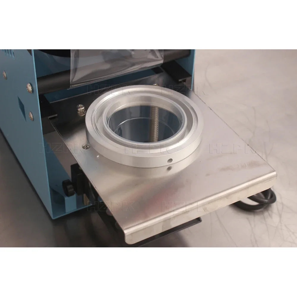 HZPK Manual Bubble Tea Plastic Paper Cups Sealer Sealing Machine for Bubble Tea Shop Equipment Cup Sealer