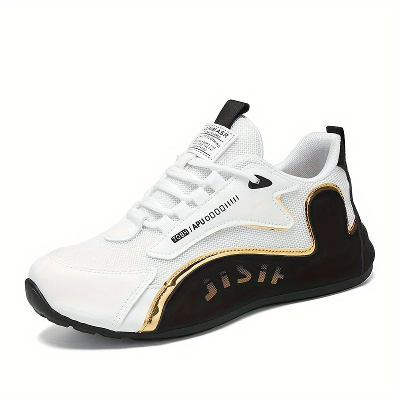 Men's Breathable Mesh Sneakers Lightweight Non-slip Running Jogging Gym Fitness Casual Sports Shoe