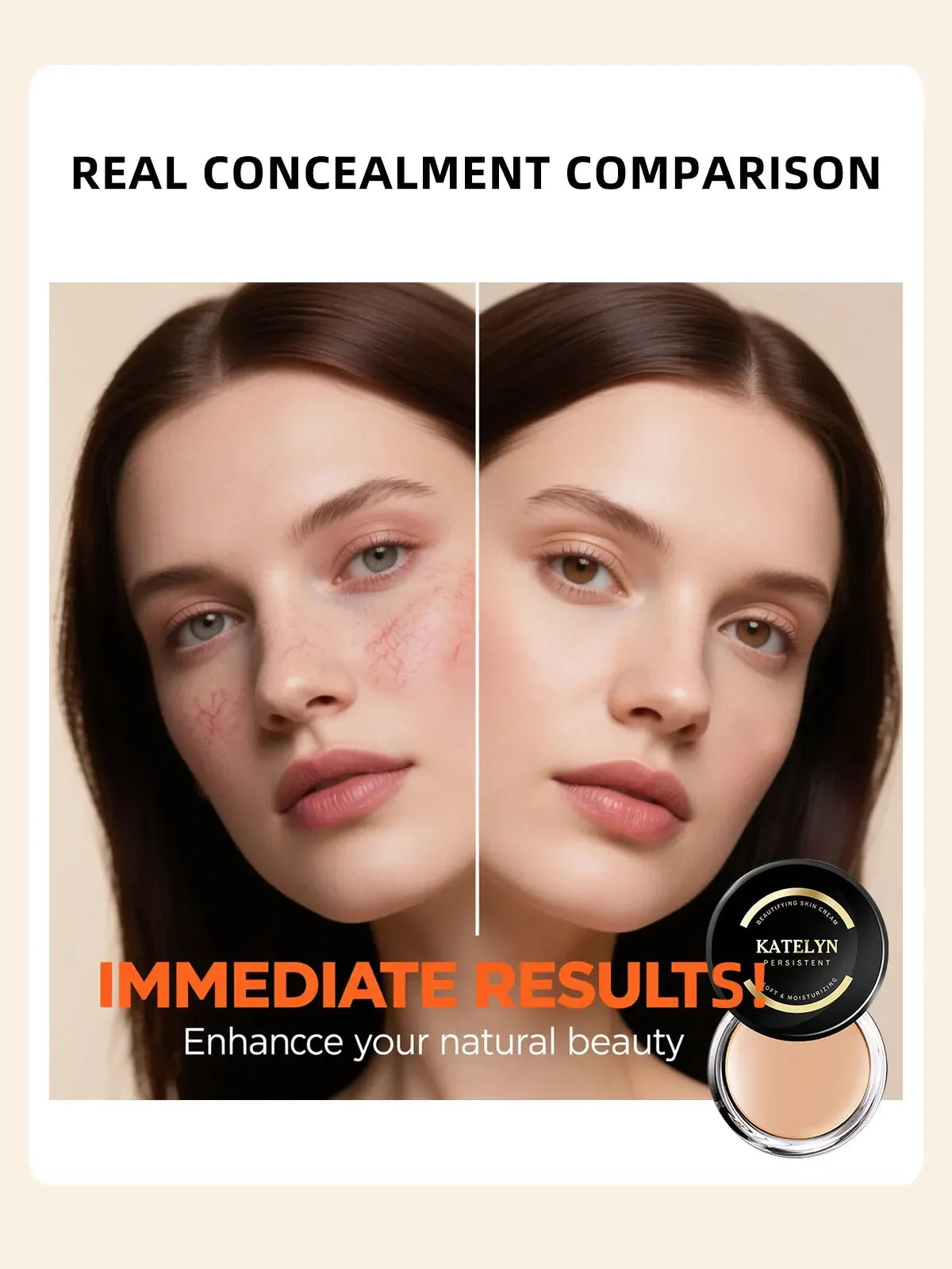 Make up Foundation Cream Waterproof Long-lasting Natural Look Coverage Full Half Coverage BB CC Cream for Face Makeup