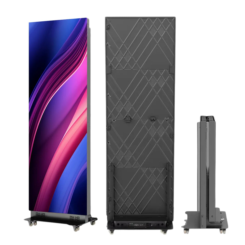 High Refresh Indoor GOB LED Poster Display Screen 640x1920mm High-Definition Multi-Unit Splicable for Business & Entertainment