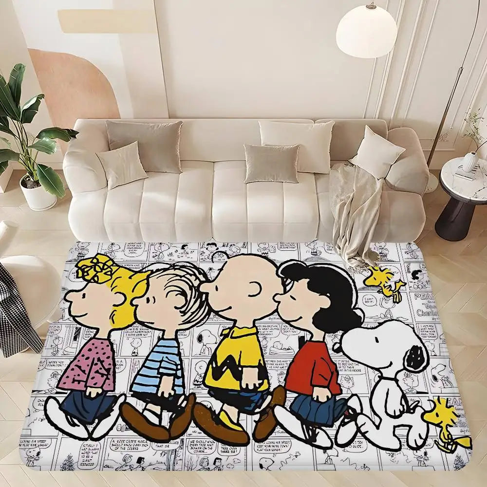 Cute Dog S-Snoopy Kitchen Mat Cheaper Anti-slip Modern Living Room Balcony Printed Modern Home Decor