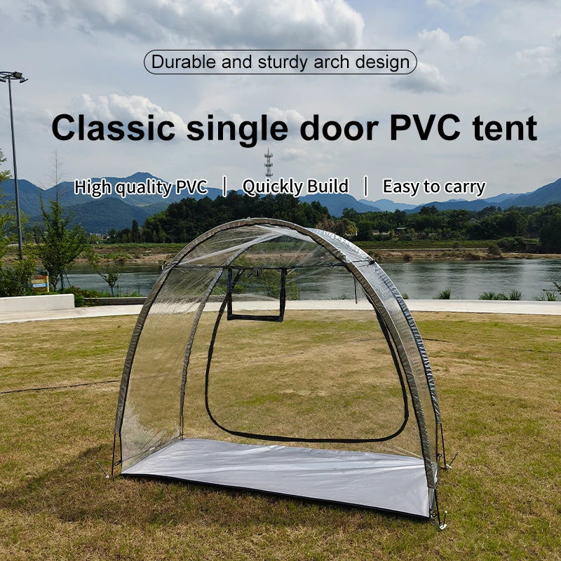 Greenhouse PVC Tent,Garden Plant Viewing and Storage Tent Big Football Tent for Outdoor Use,Transparent Tent,sports Pod Tent