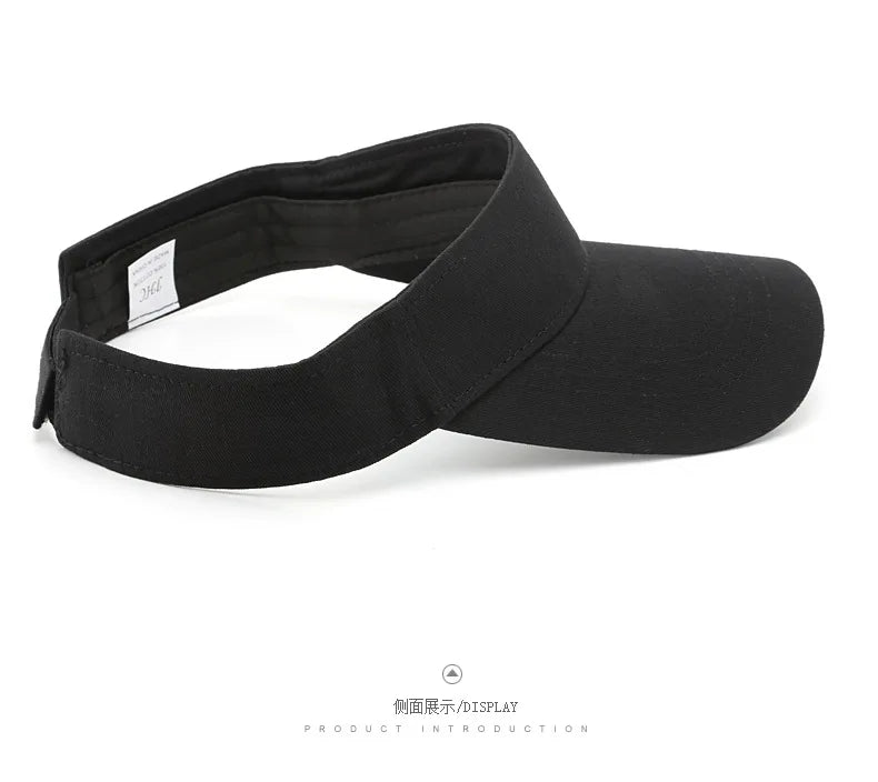Fashionable and simple solid color visor cap for men, outdoor duckbill cap, Japanese style breathable sun protection