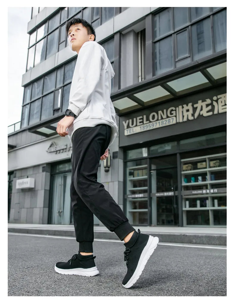 High Quality Men's Sneakers Mesh Casual Shoes Autumn 2024 New Breathable Men Shoes Tennis Male Flat Shoe Zapatillas Hombre