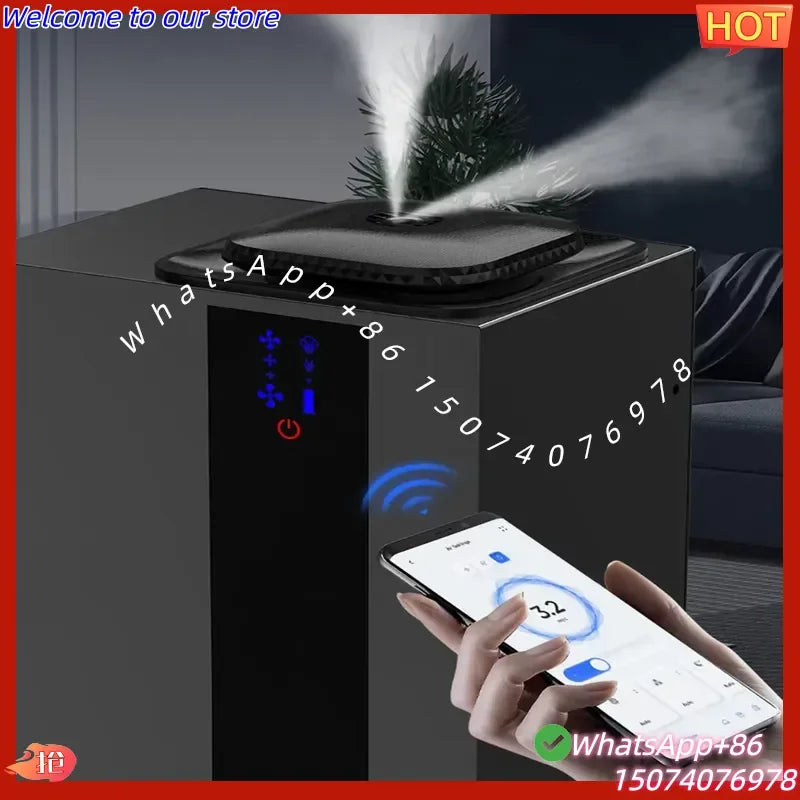2026New Commercial HVAC Scent Diffuser Waterless Aromatherapy Diffuser Machine Essential Oil Diffuser for Home Hotel WIFI