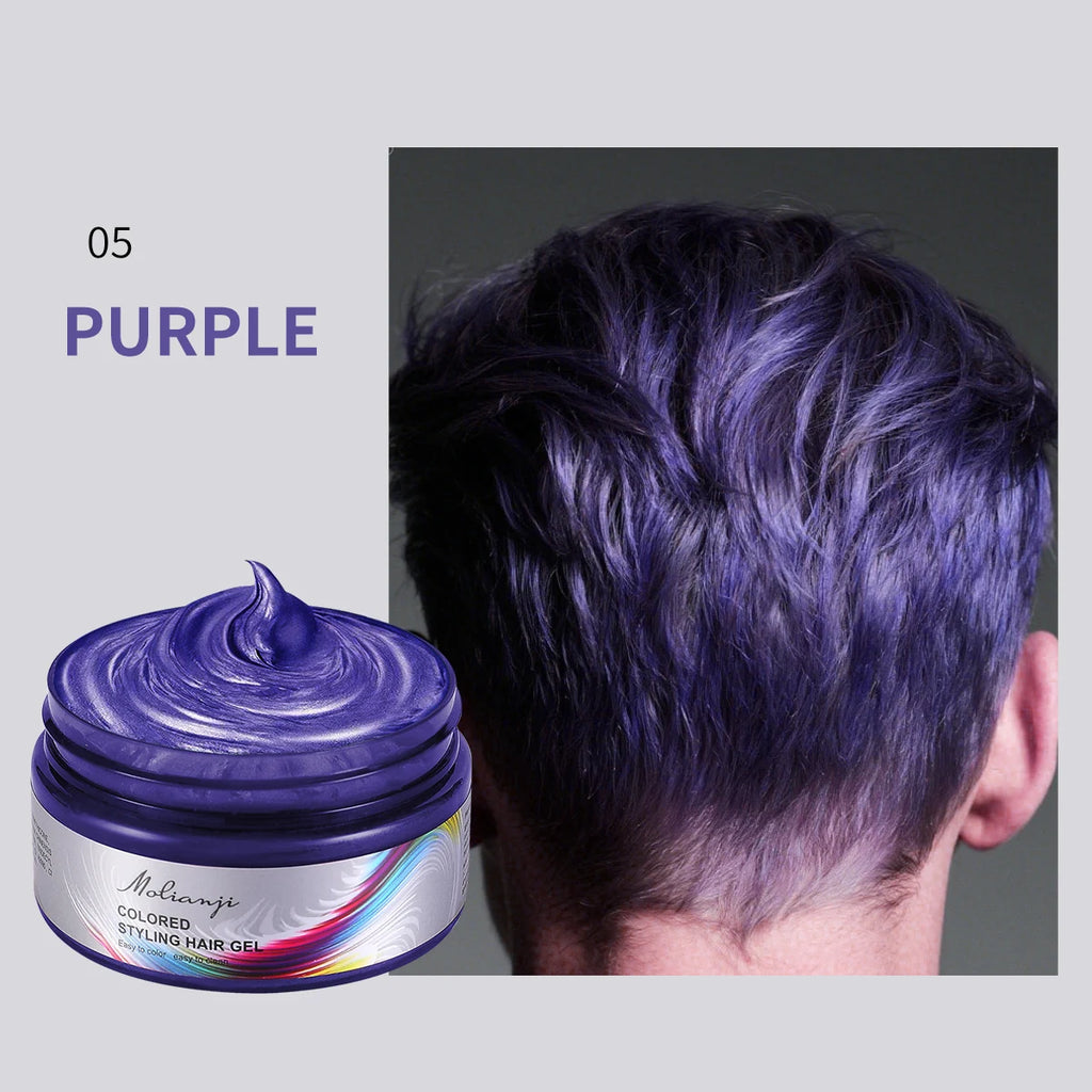 Disposable Hair Dye, Easy to Color, Easy to Clean, Instant Coloring, Creating colorful and Fashionable Hairstyles