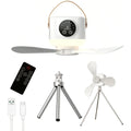 2026 New Portable Rechargeable Ceiling Fan Wireless USB Hanging Fan for Student Dorm Bed Outdoor Camping
