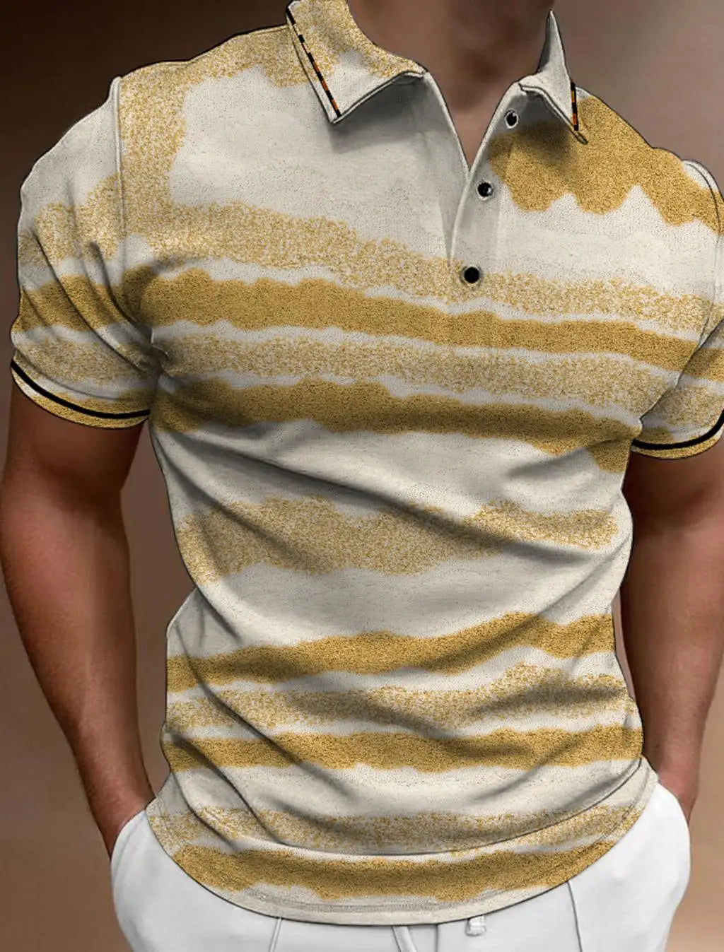 Fashion Men's Button Polo Shirts Casual Summer Short Sleeve Men Male Polo Tee Shirt Men Tops Street Mans Golf Clothing Clothes