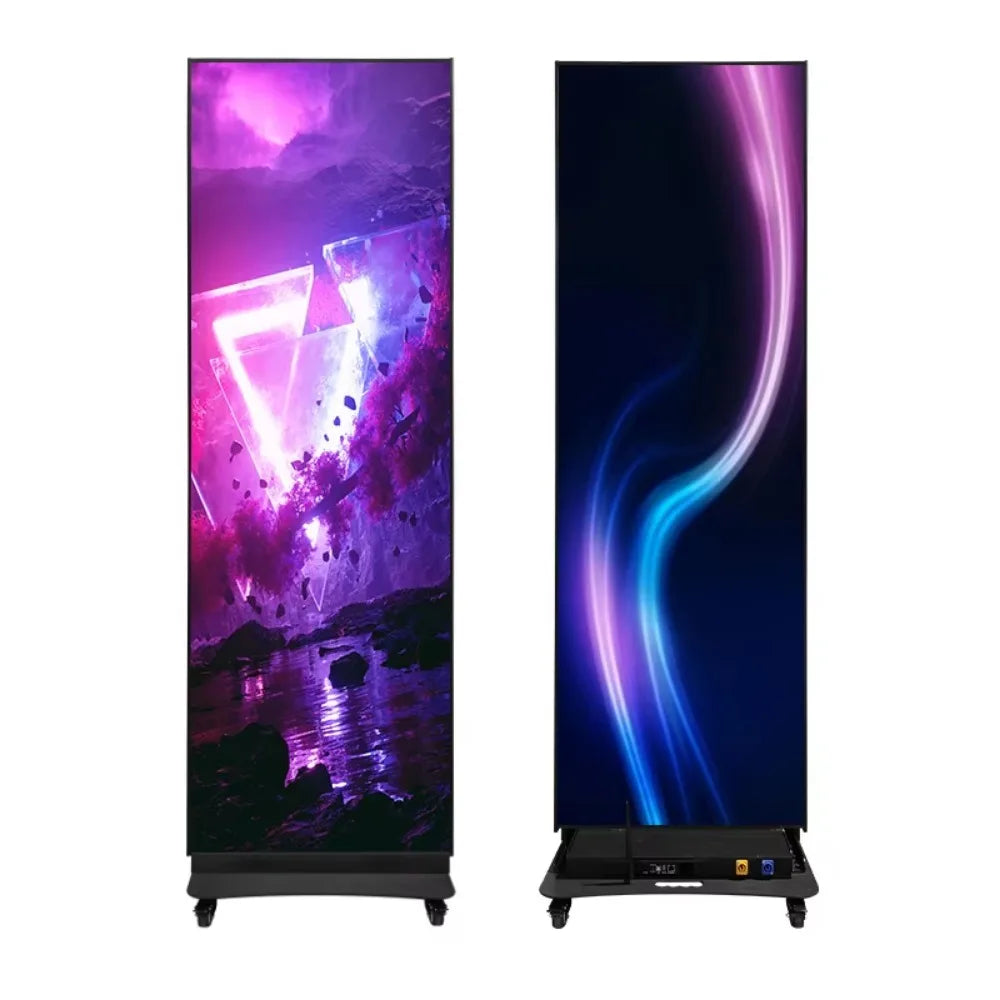 Vishow5.0 commercial double-sided floor-to-ceiling LED advertising screen indoor P1.538 high definition 2-year warranty 500cd