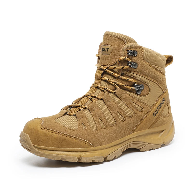 Outdoor Hiking Boots Men Shoes Anti-slip Wear-resistant Thick-soled Sports Shoes Men Breathable Comfortable Casual Shoes Men