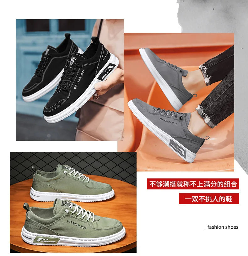 Men's Flats Shoes Luxury Men's Sneakers Spring Autumn 2025 Outdoor Sport Shoes for Men Fashion Vulcanized Shoe Tenis Para Hombre