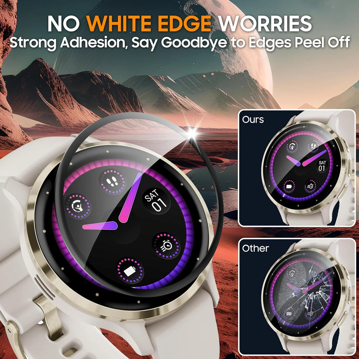 For Garmin Venu 4 Flexible Screen Protectors Anti-scratch HD Clear Case Friendly Protective Films for Garmin Venu 4 41/45mm