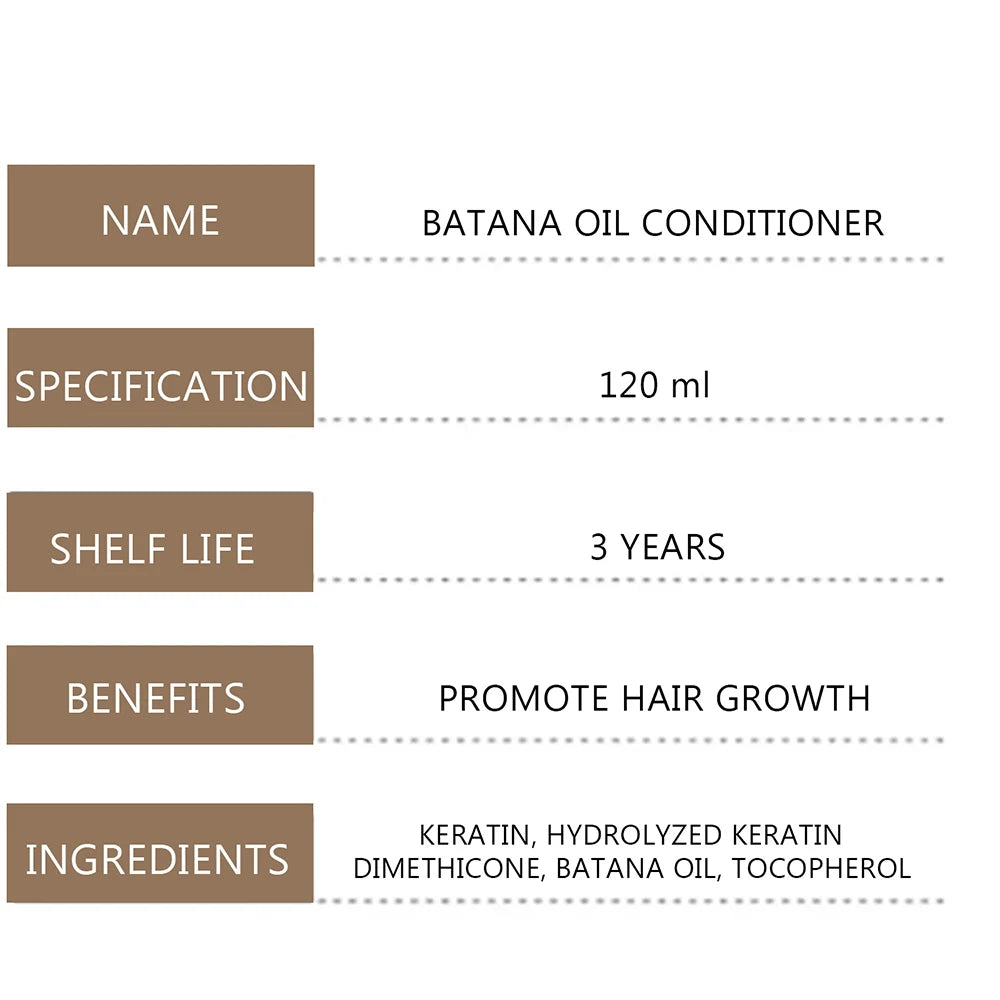 100% Natural Batana Oil Batana Butter Hair Mask Treatment Deep Conditioner for Dry Damaged Hair and Growth Nourishing & Smooth