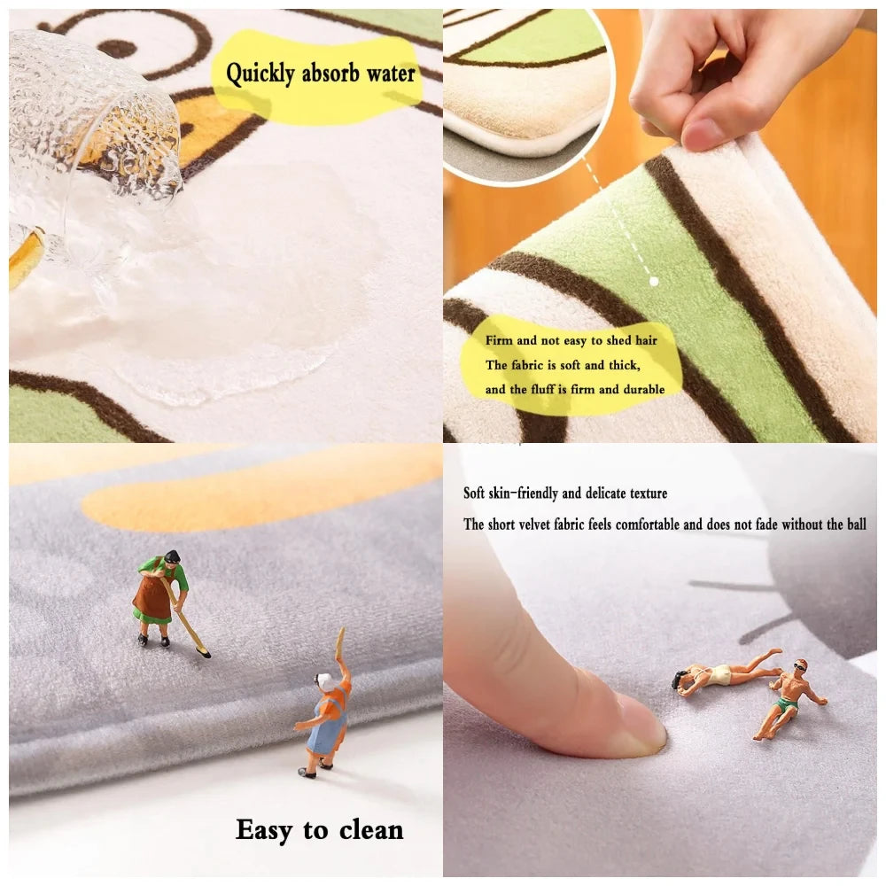 S-Snoopy Cartoon Kitchen Mat Cheaper Anti-slip Modern Living Room Balcony Printed Modern Home Decor