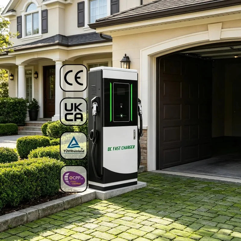 Smart DC Fast EV Charger 60KW-240KW Electric Vehicle Charging Station with Advanced Monitoring