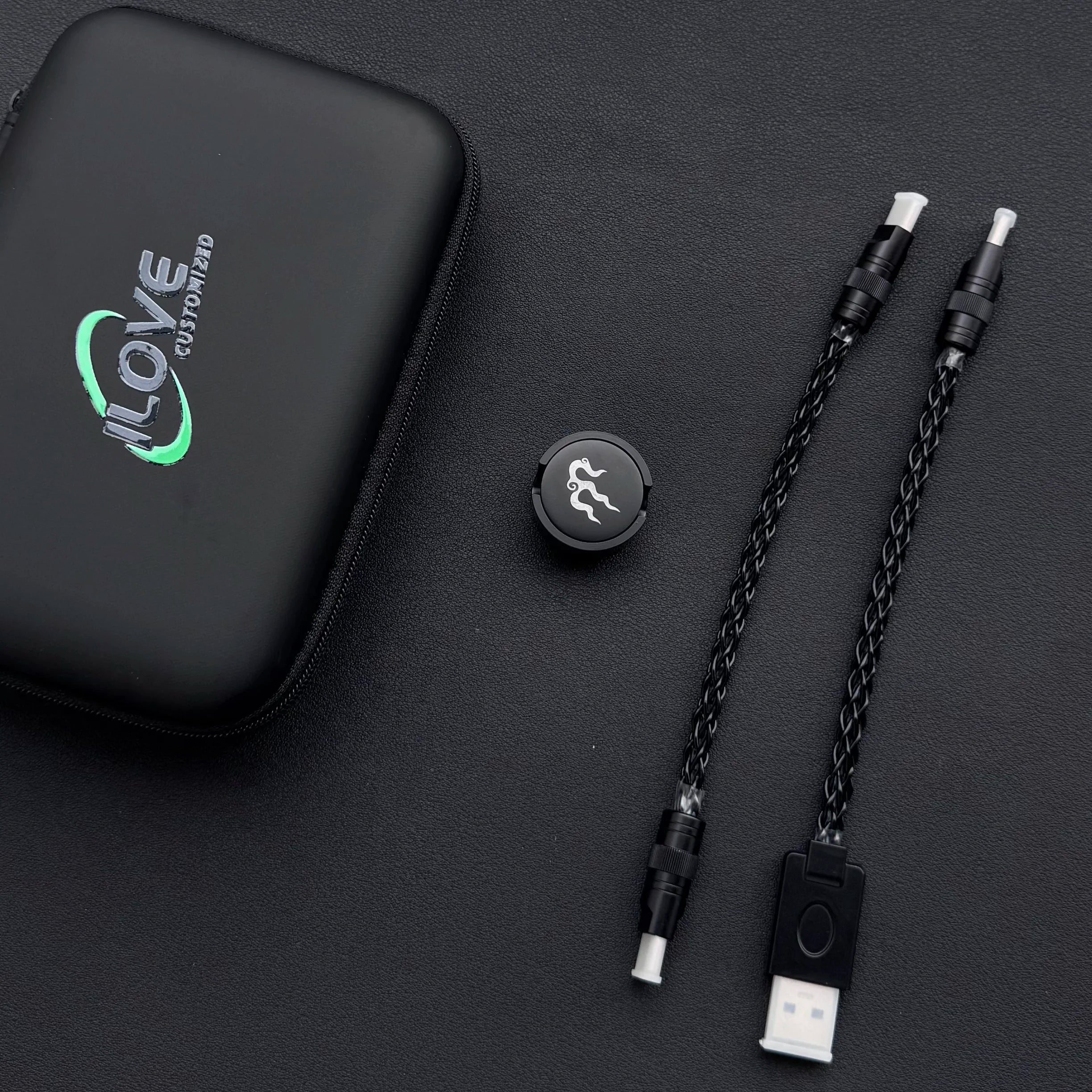 15cm C-C/USB-C Single Crystal Copper Keyboard Cable Supports 8K Magnetic Controllable Lights for HMlab Hub