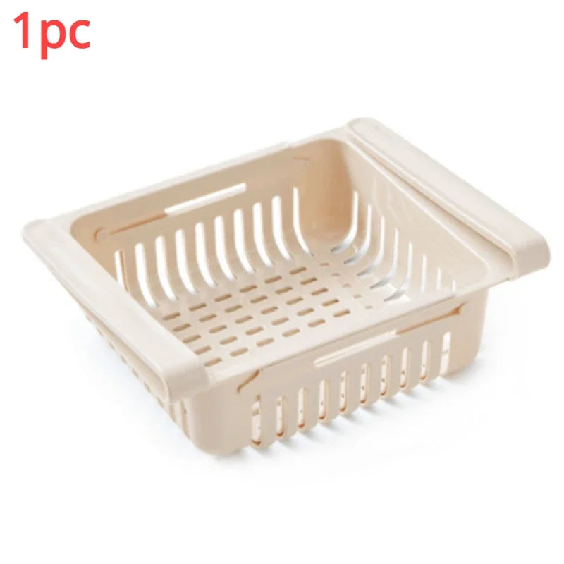 Fridge Organizer Storage Drawer Plastic Storage Box Container Shelf Fruit Egg Food Storage Box Kitchen Accessories Organizer Box