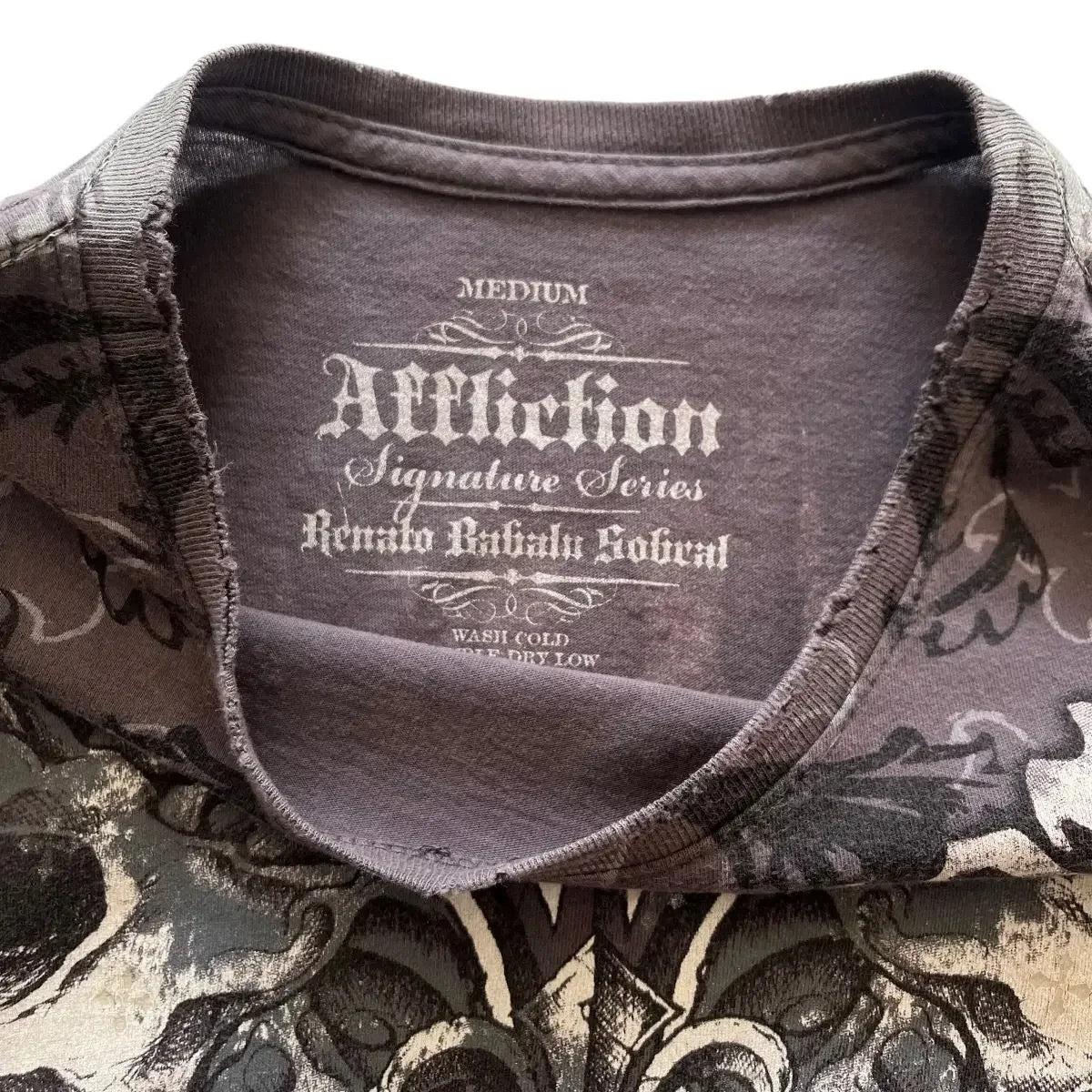 Affliction New Men Polo shirt Skull Graphic Harajuku Round Neck Oversized T Shirt Short Sleeve Tops Gothic Clothing Street Wear
