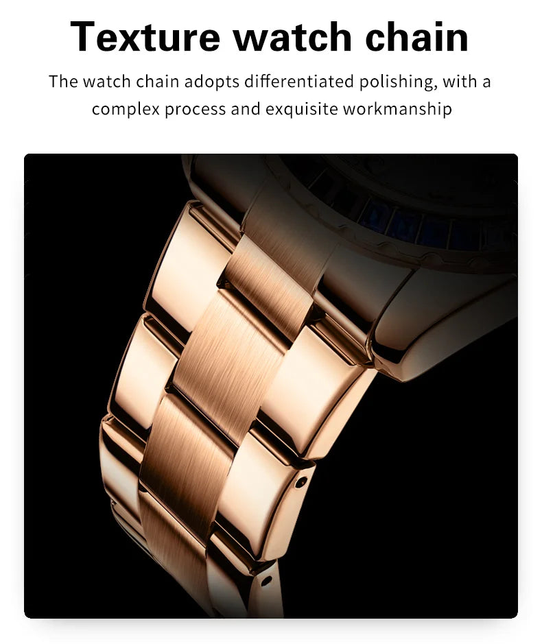 OLEVS 2939 Watches For Man Original Brand Multifunctional Quartz Watch Waterproof Luminous Stainless Steel Men Watches Reloj