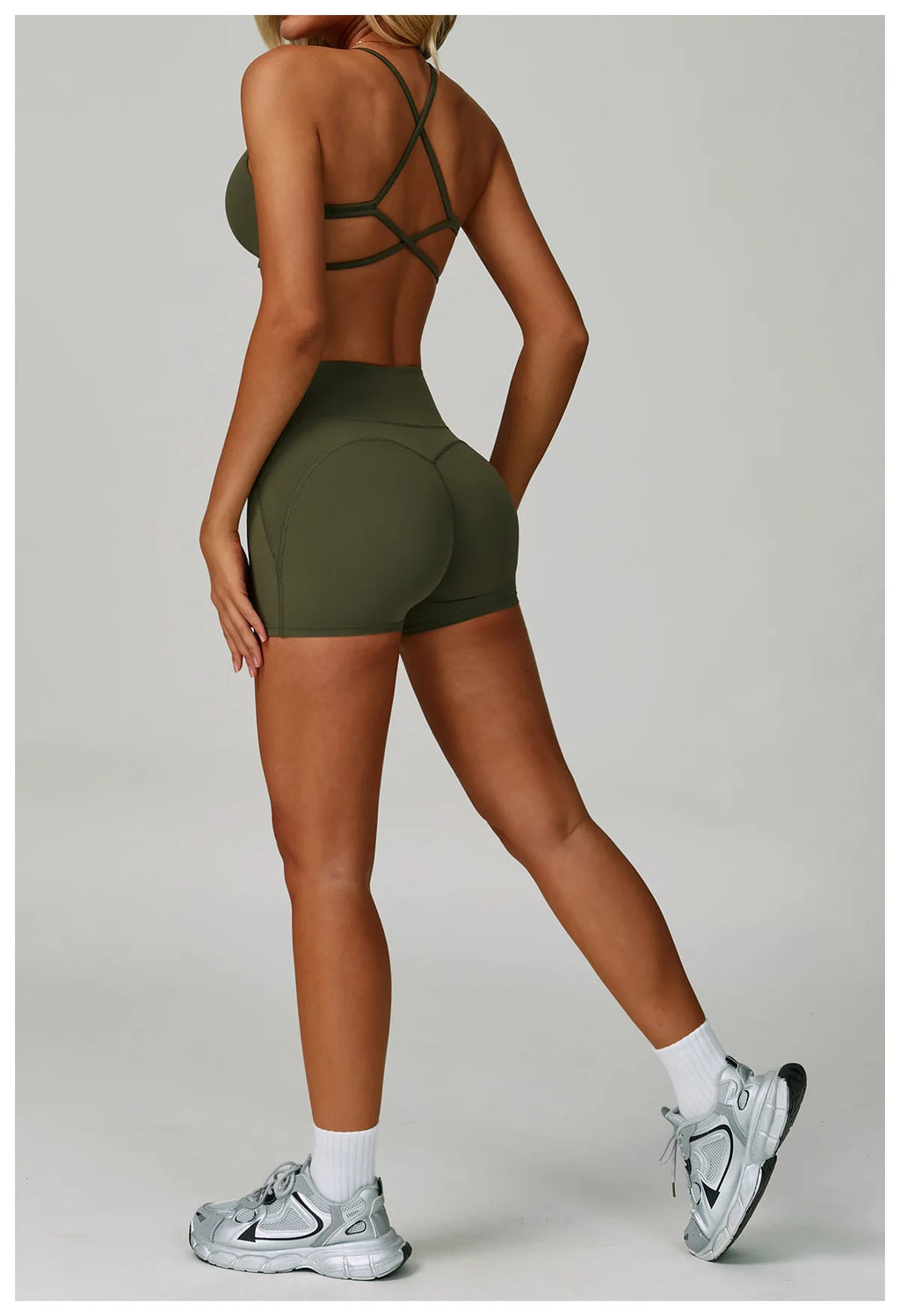 Women's Tracksuit 2 Piece Set Fitness Clothes Yoga Sets Sportswear Workout Bra High Waist Leggings Set Gym Clothing Sports Suits