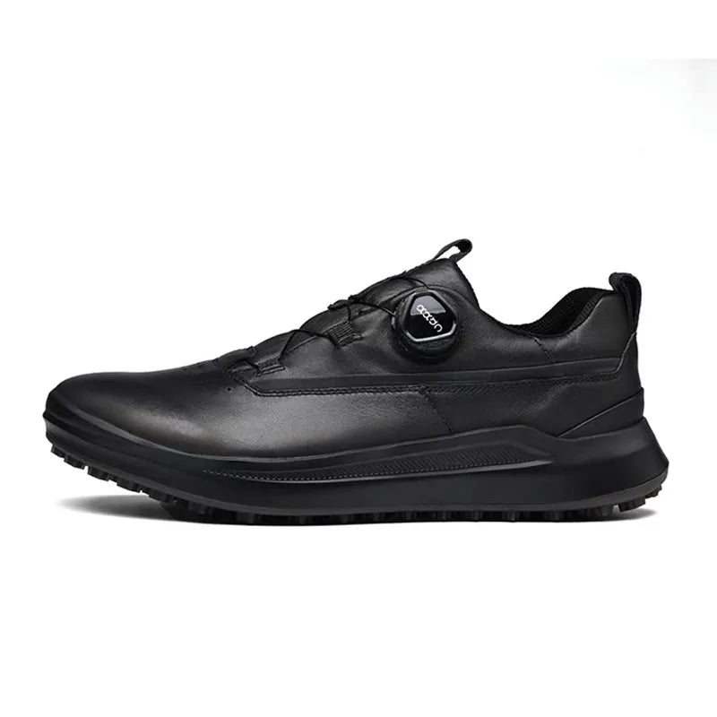 New Shoes For Men Genuine Leather Casual Shoes Cool Black Flat Skateboard Shoes Street Fashion Sneaker