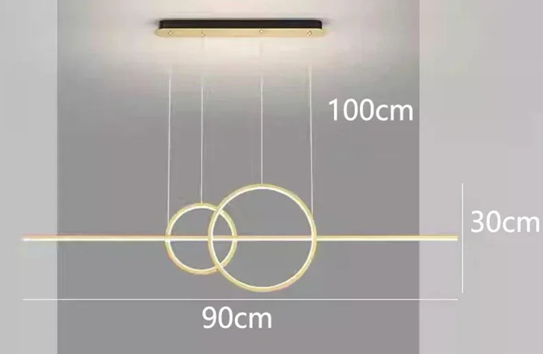 Modern Simplicity LED Pendant Lights for Living  Dining Room Kitchen Food Tables Bedroom Lamp Home Decor Hanging Light Fixture