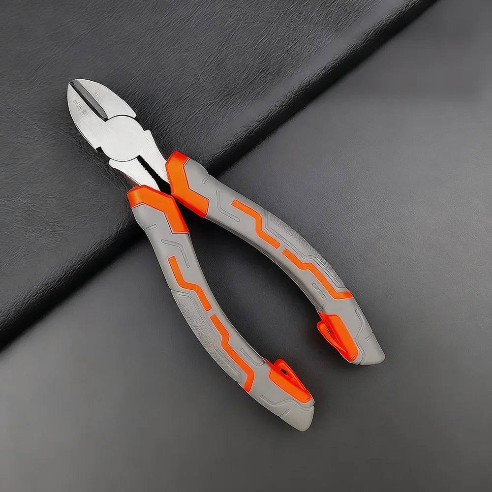 6/8-inch Wire Pliers Sharp Large Opening Diagonal Pliers Needle Nose Pliers for Cutting Twisting and Clamping MetalWires