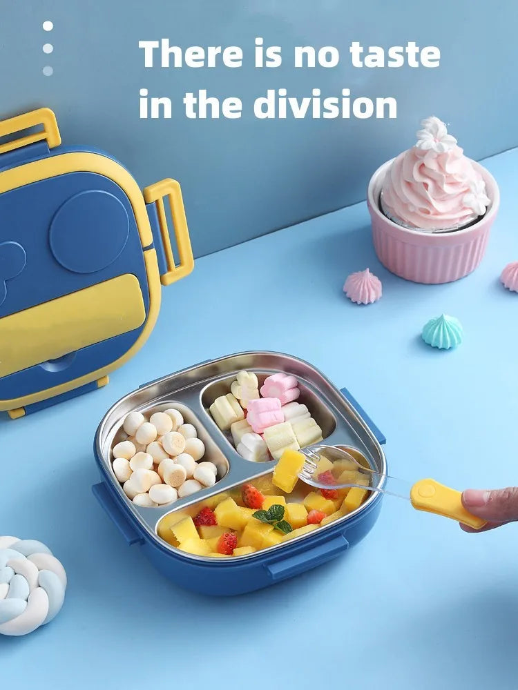 304 Portable Stainless Steel Lunch Box Baby Child Student Outdoor Camping Picnic Food Container Bento Box Outing Tableware