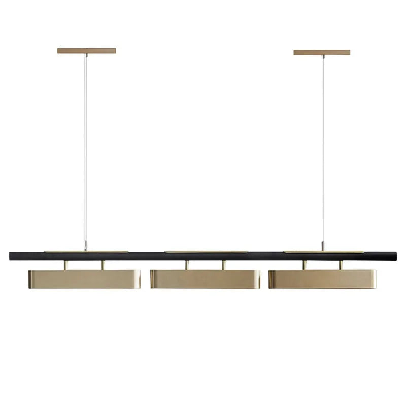 Modern LED Dining Table Chandeliers Minimalist Long Pendant Lights Living Room Coffee Desks Kitchen Home Indoor Lighting Fixture