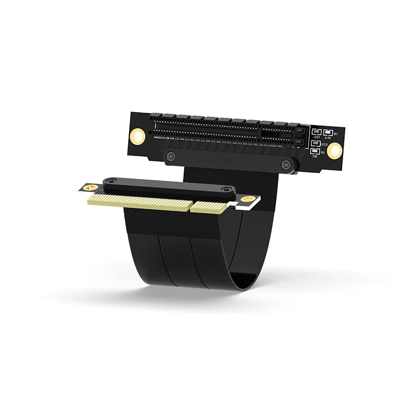 PCI Express PCI-E 8X Adapter Riser Card 90 Degree Converter Card for Server Chassis Computer PCI-E 3.0 X8 TO X8 1X Riser 90-90