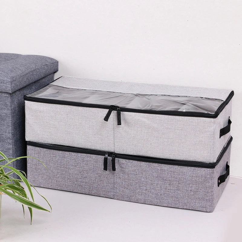 Thickened folding storage box Underwear divider with lid Closet storage box Shoes storage box Dust cover Drawer storage box Adju