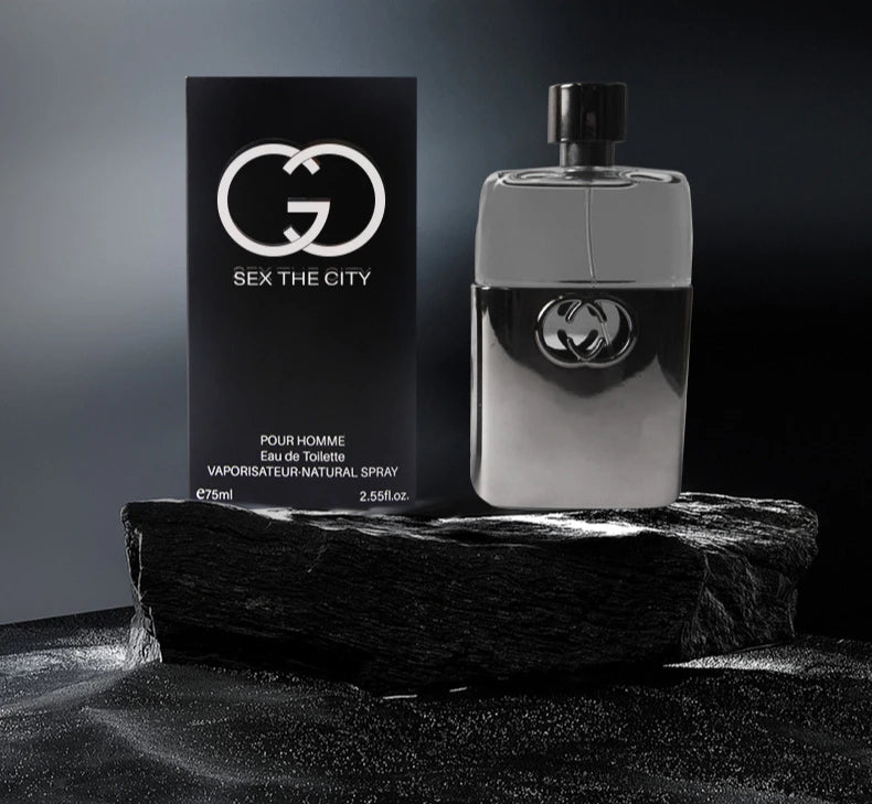 Guilty Black Men's Cologne Fresh Woody Sandalwood Fragrance Light Elegant Long Lasting Original Perfume Hombre For Men Daily Use
