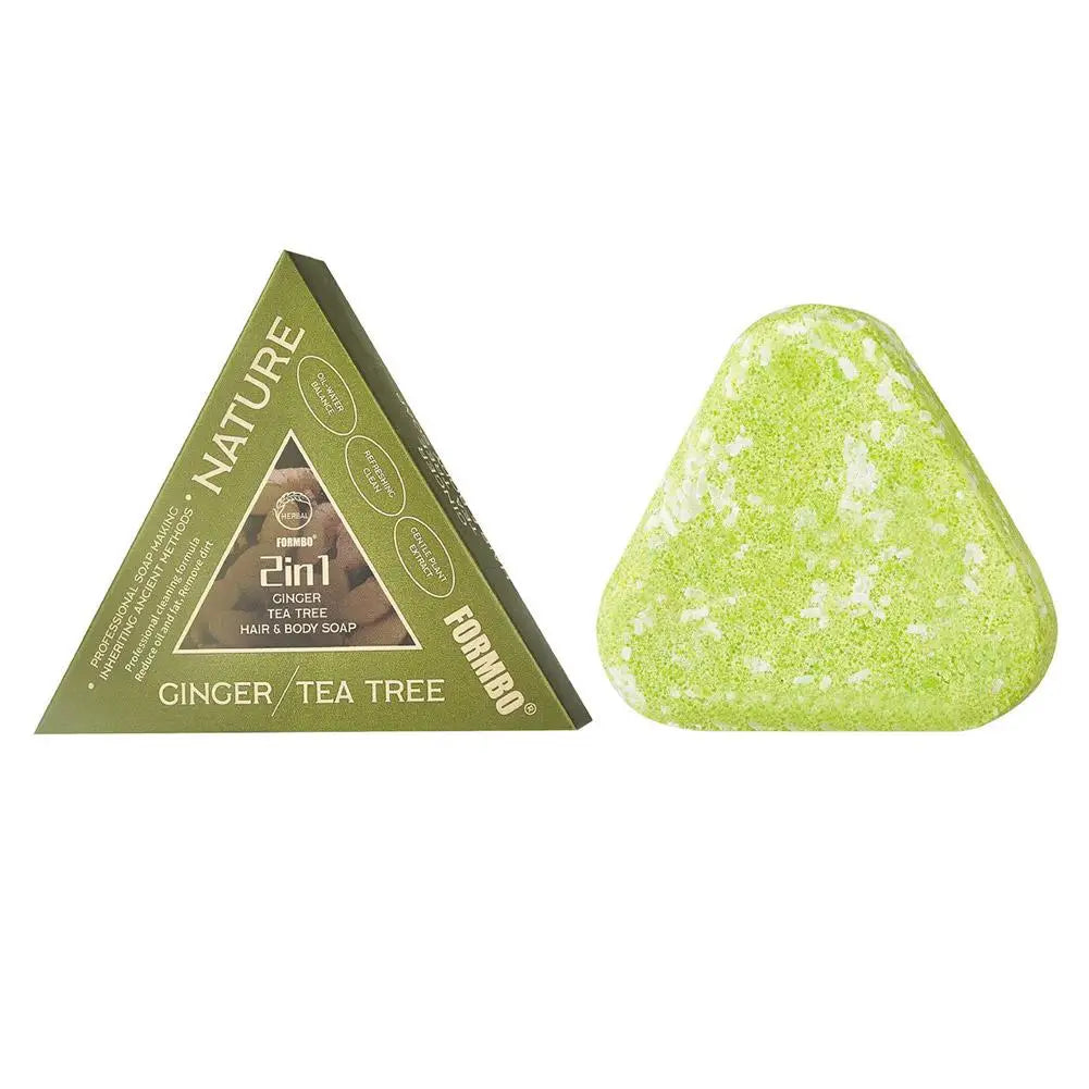 Usman Grass & Platycladus Herbal Shampoo Soap Natural Hair Treat Strengthens Roots Controls Oil Cleanses Scalp Hair Care