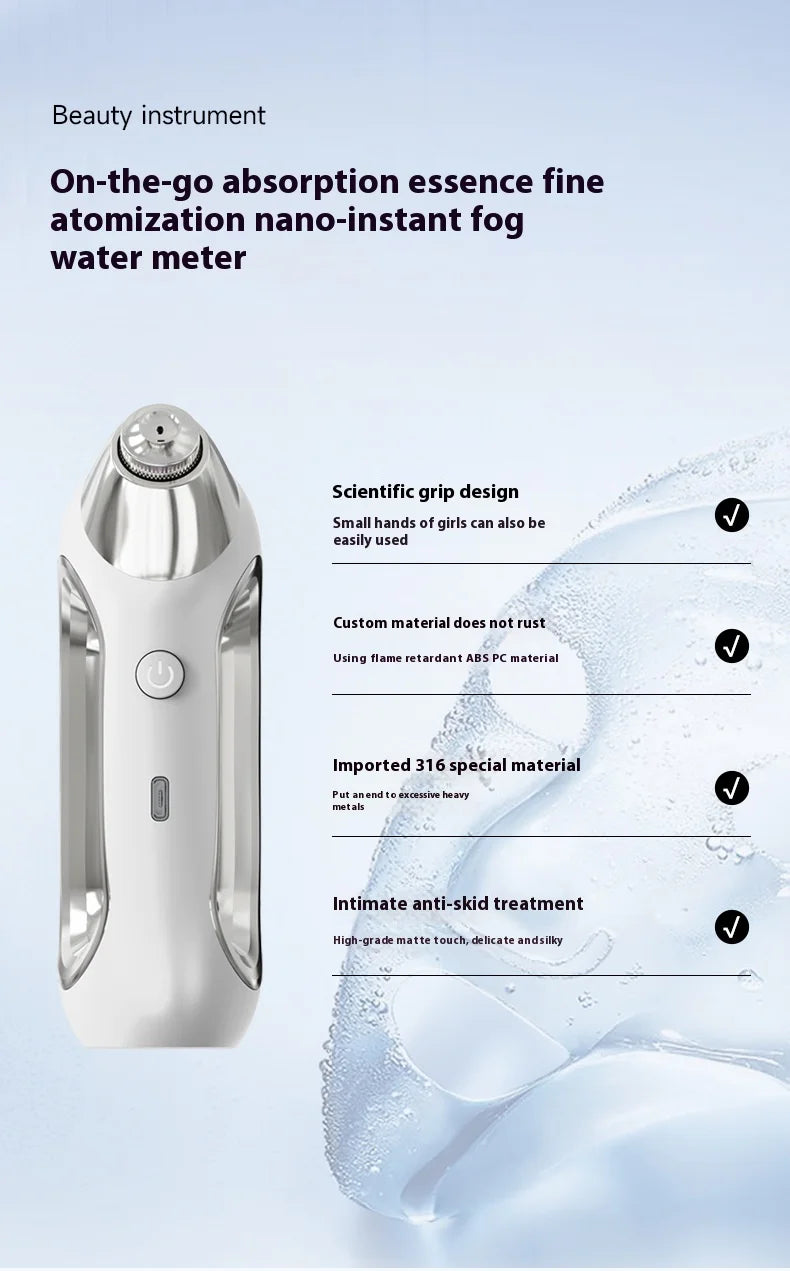 Professional Beauty Machine Women Skincare Oxygen Vaporizer Portable Self Face Steam Device Esthetician Facial Devices