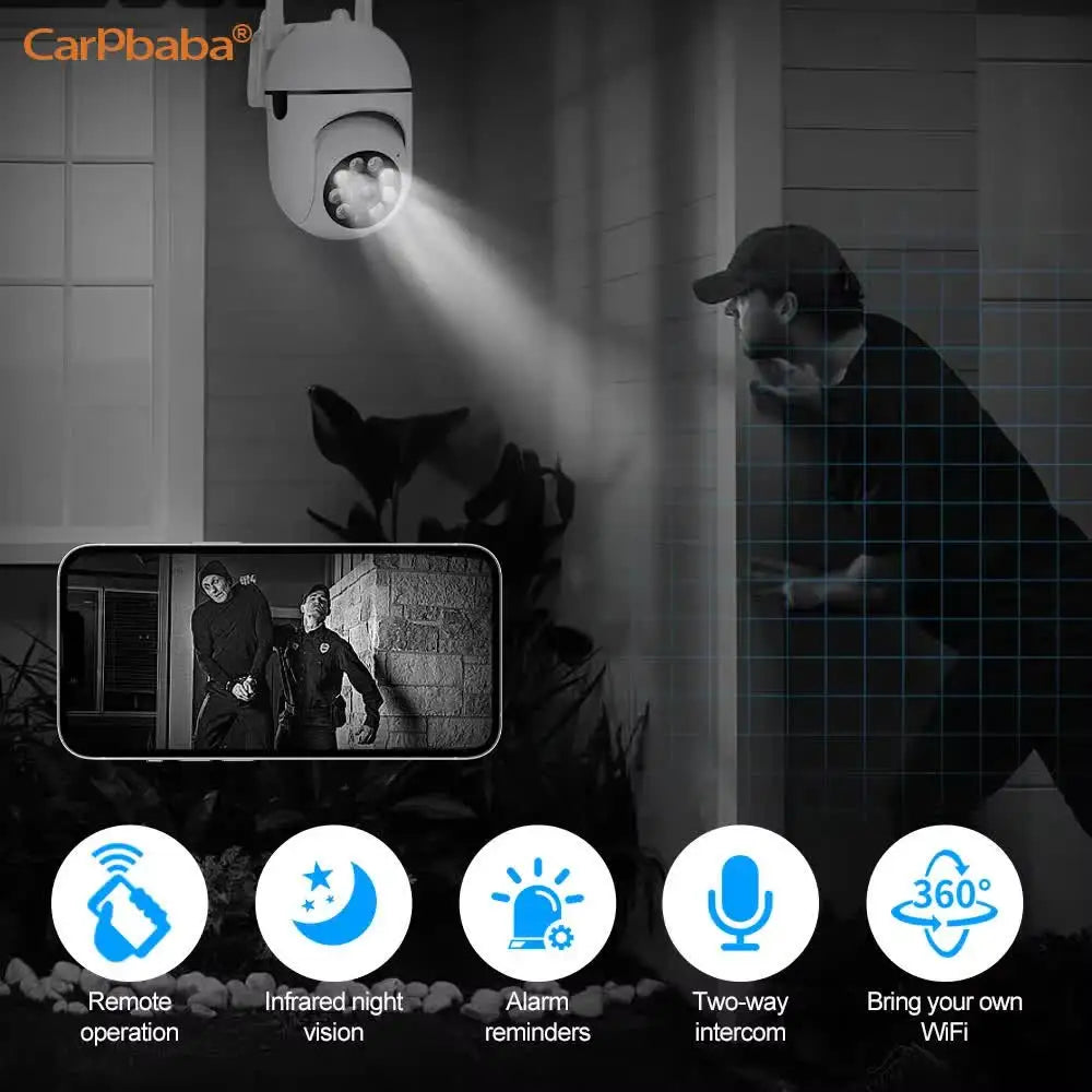 iCam365 APP IP Camera Smart Outdoor Home Security WIFI CCTV Surveillance with Color Night Vision Wireless HD 2-Way Audio 1080P