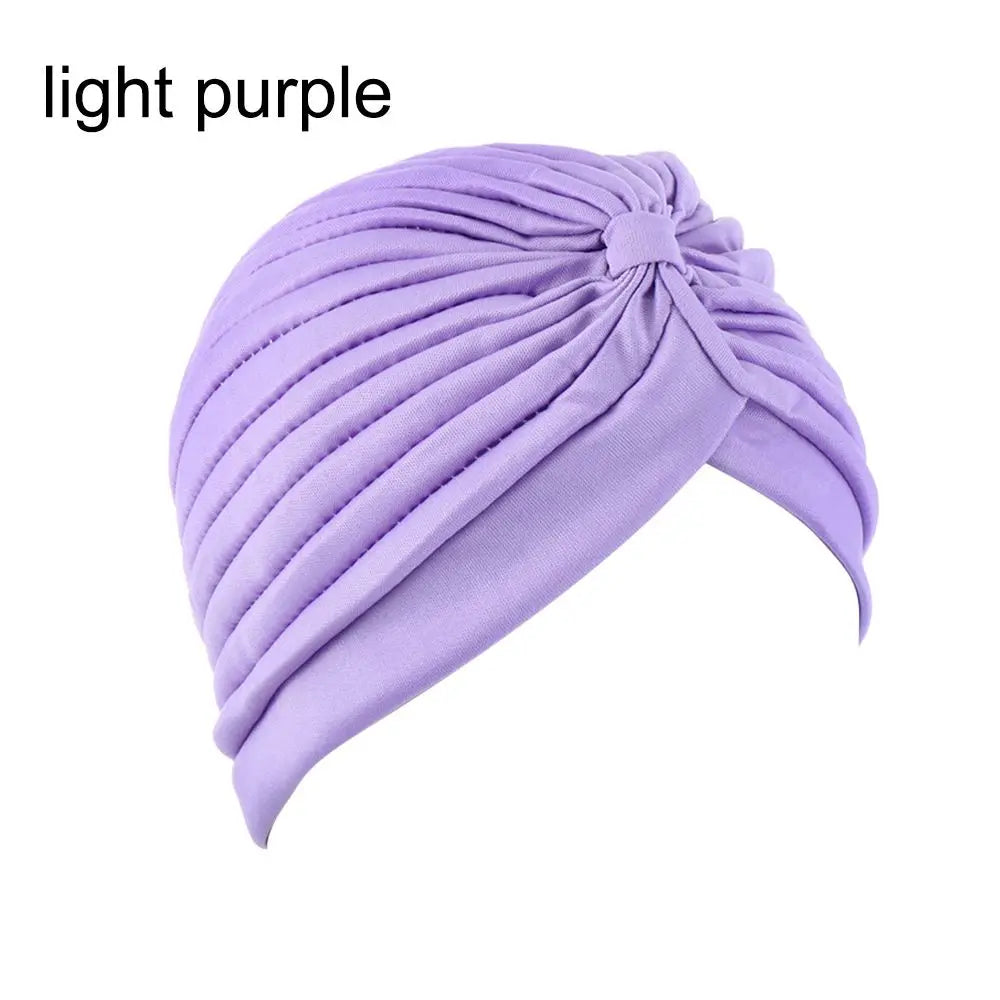 Women Head Wrap Ladies Head Cover Stretchy Turban Muslim Hat Bandana Scarf Hair Loss Chemo Cap Headwear