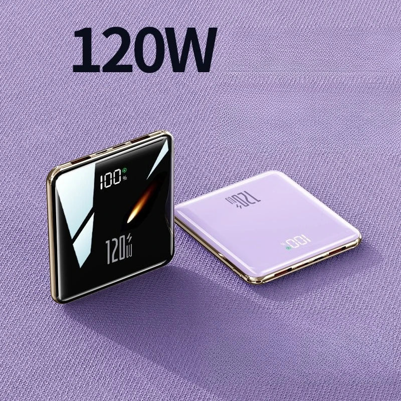 20000mAh Power Supply Suitable for Fast Charging  Large Capacity  Compact, Portable  Ultra-thin  Portable 120W Power Bank