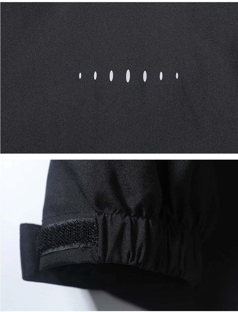 Multifunctional men's outdoor jacket, windproof, rainproof, and warm autumn/winter hooded jacket, outdoor raincoat, mountaineeri