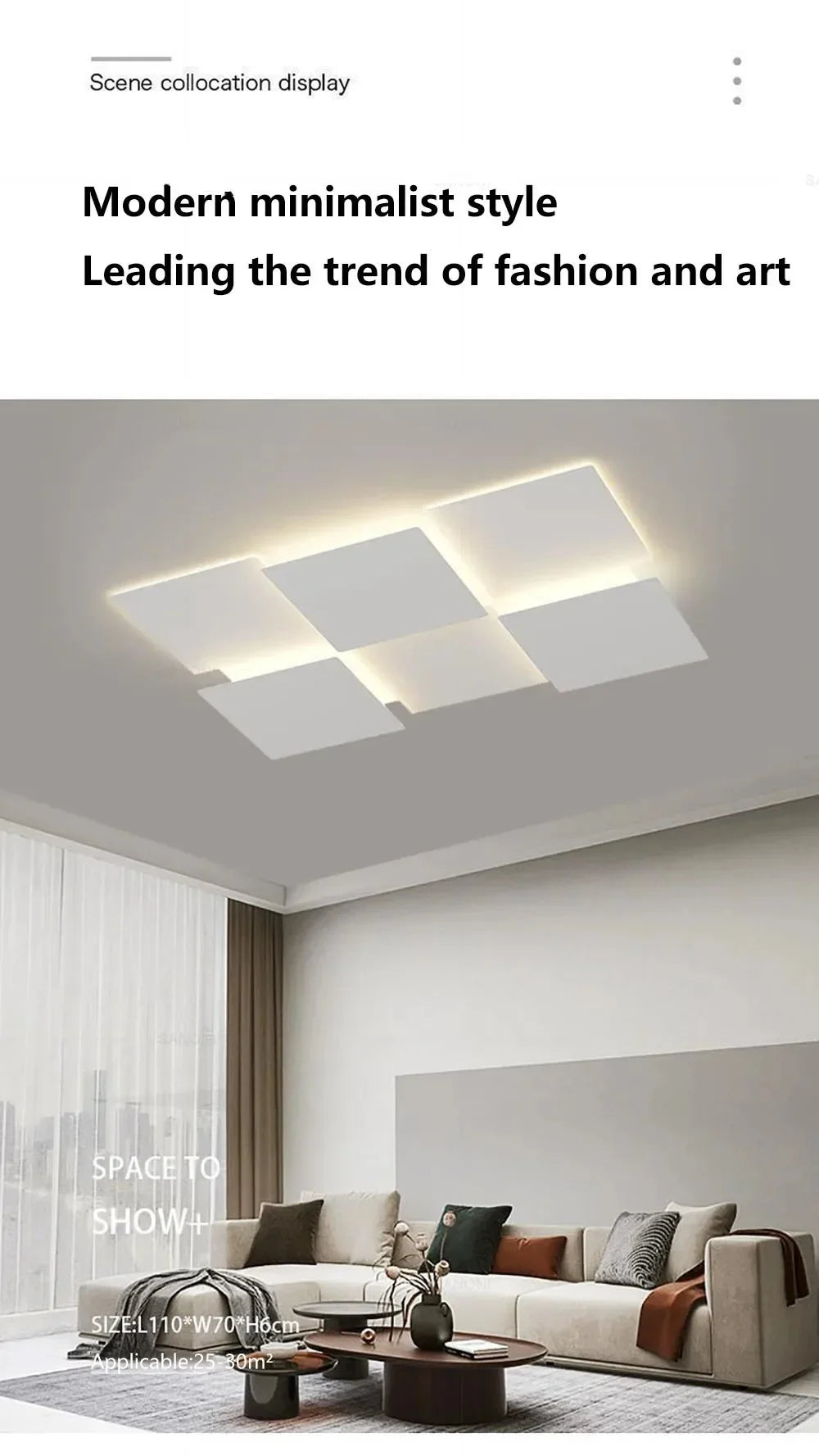 Modern LED Ceiling Chandelier Lamp For Living Dining Room Bedroom Balcony Home Decor Indoor Intelligent Lighting Fixture Lustre
