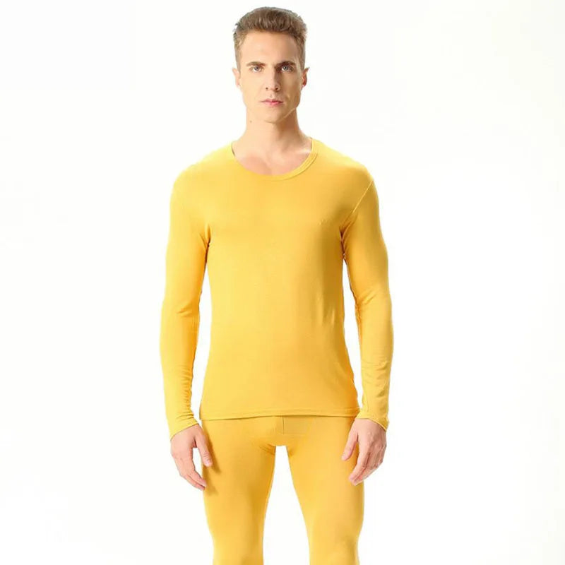 Autumn spring men's plus size Thin thermal underwear sets Large size bottoming shirt  modal underwear suit 7xl 8xl 9xl