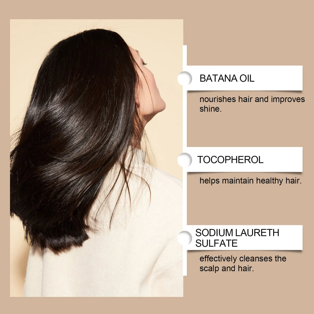 Batana Oil Shampoo Soothing Scalp Repair Damaged Brittle Hair Oil Control Nourishing Strengthing Hair Root Hair Growth Shampoo