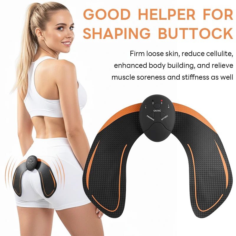 EMS Muscle Stimulator Buttocks Muscle Massager Hip Trainer Fitness Fat Burning Buttocks Arm Abdomen Trainer Apparatus Slimming