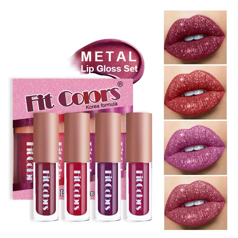 Velvet Matte Lip Gloss Set,Non-Stick Cup Lip Makeup ,Long-Lasting Fruit Scented Lip Tint,Smooth Lightweight Lip Glaze Stain S