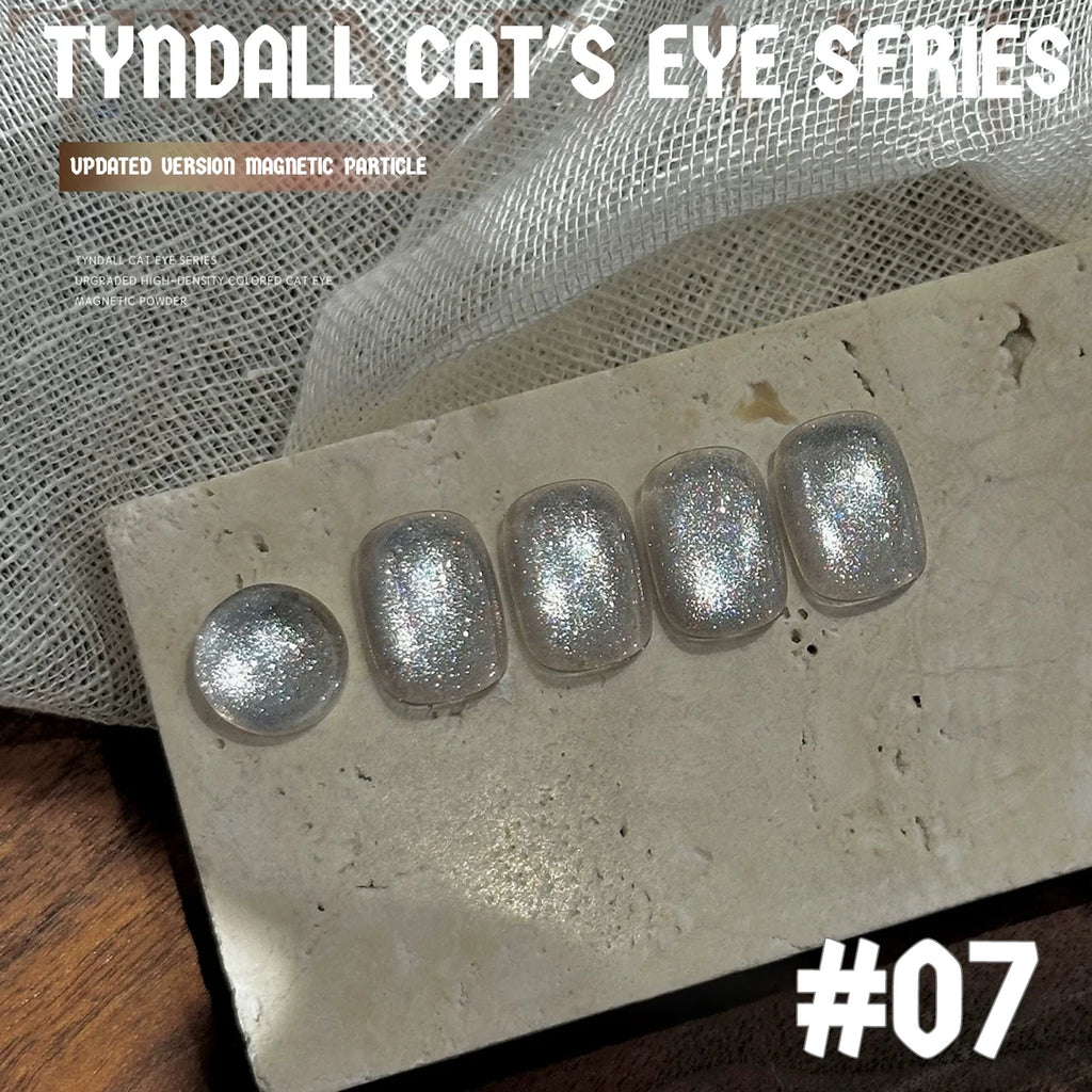 MIANEL 12ML 1-8PCS Lychee Green Lotus Ultra Sparkling Cat Eye Gel Polish High-Density Mirror Glass Bead 2025 Autumn New Arrival