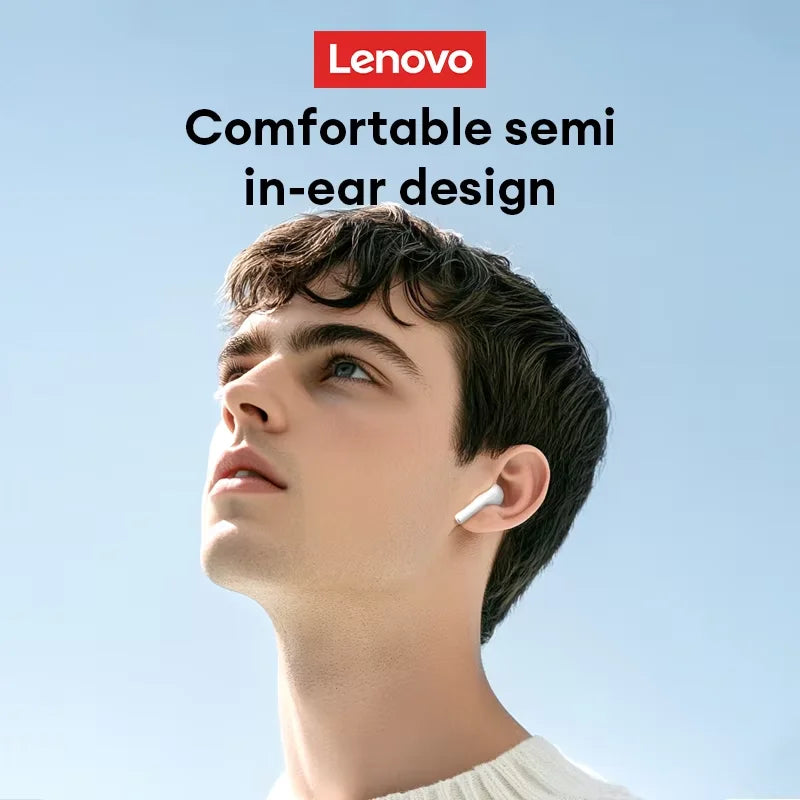 Lenovo LP23 Headphones Wireless Bluetooth 5.4 TWS Hifi Stereo Earphones Gaming Sports Touch Control HD Call with Mic Earbud