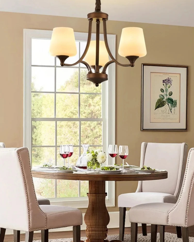 Antique chandeliers retro mid century modern lighting living room LED dining room hanging light indoor home decoration lighting