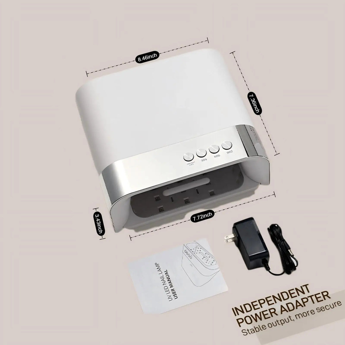 Professional UV Nail Lamp 36 LED High Power Smart Auto Sensor Fast Curing Gel Drying Light for Manicure And Pedicure