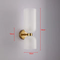 Postmodern Luxury Bedroom Bedside Wall Lamp Glass Shade Modern Minimalist Background Corridor Staircase Art Wall Lighting